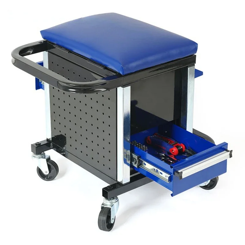 Garage Creeper Roller - Banc d'atelier roulant avec tiroirs et
