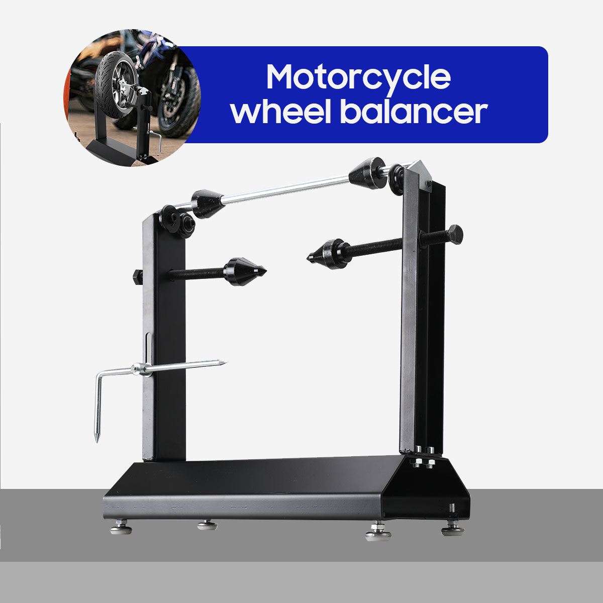 Tire Balance Machine - Cadre d'équilibre de pneu de moto,