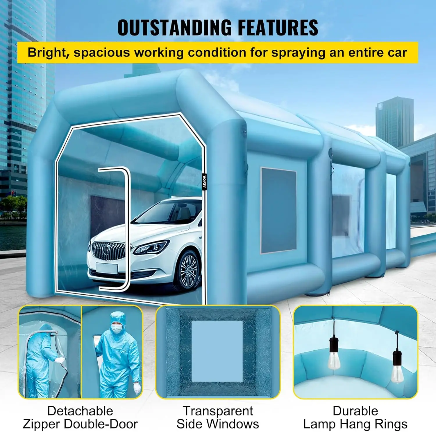 Cabine de peinture gonflable,  - Inflatable Paint Booth avis et prix