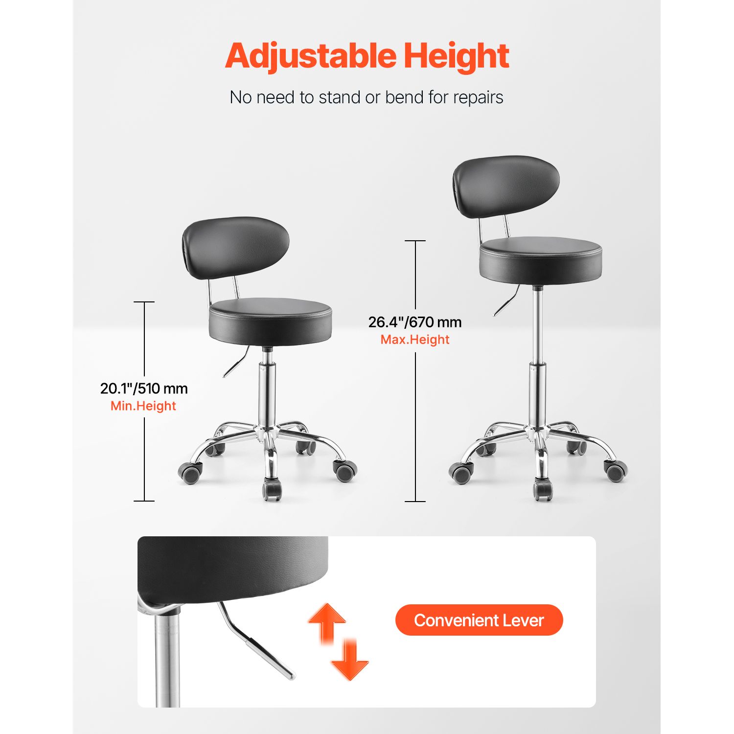 Tabouret de travail avec dossi - Garage Creeper Roller avis et prix