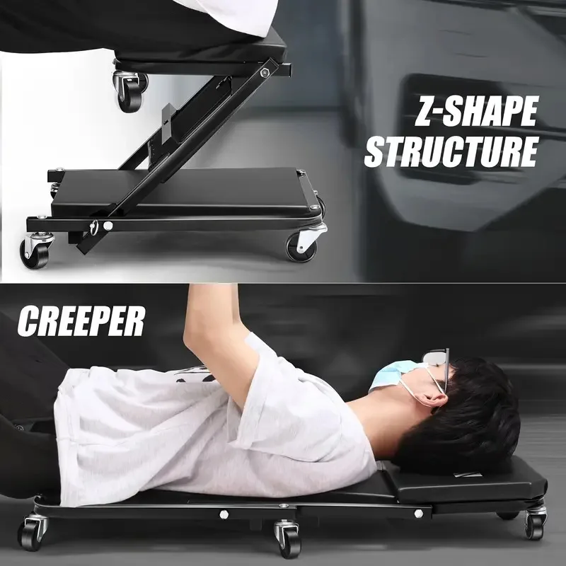 Siège d'atelier pliant sur rou - Garage Creeper Roller avis et prix